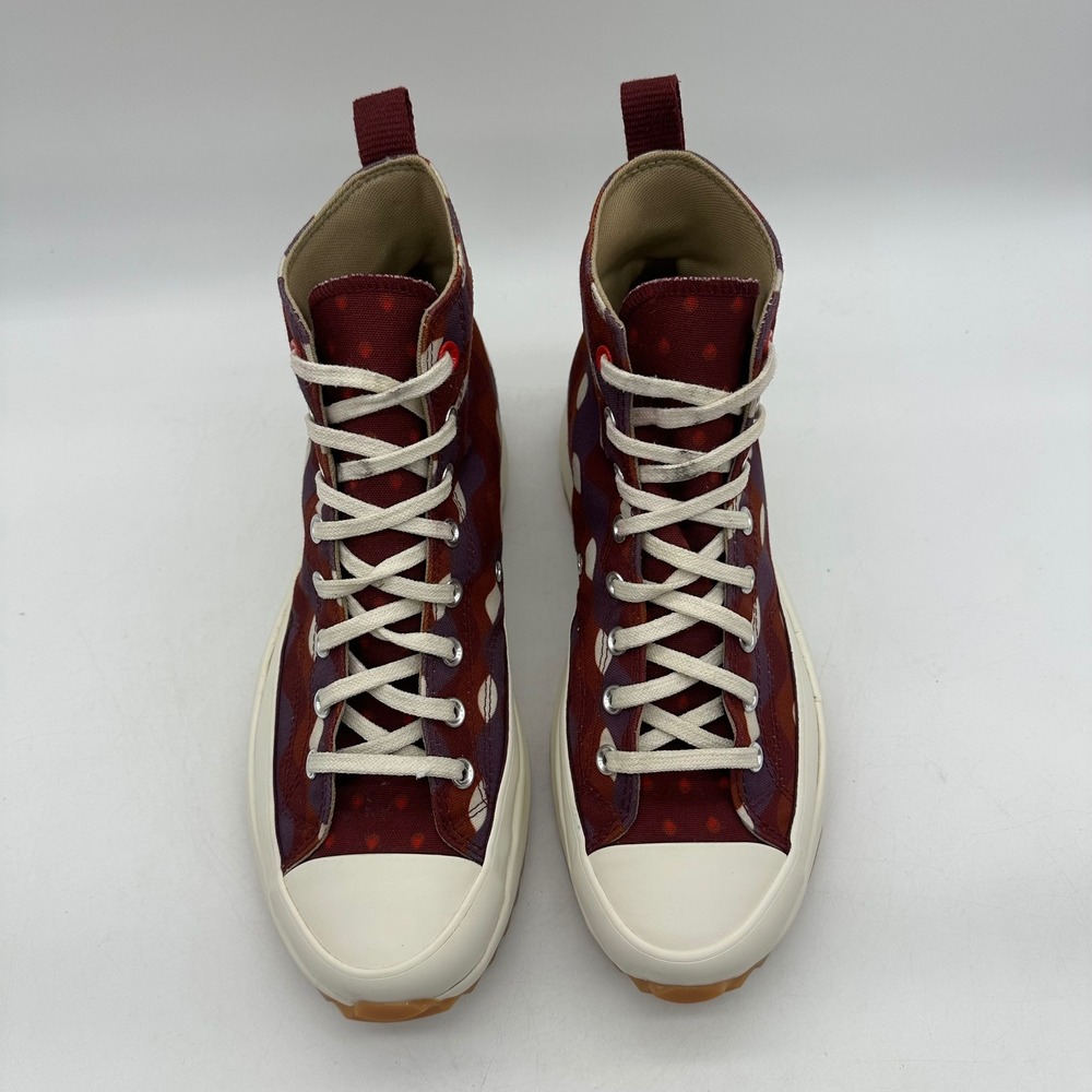 Converse A04302C Mens 10.5 Womens 12‎ Run Star Hike Beetroot Platform Sneakers - Picture 5 of 10